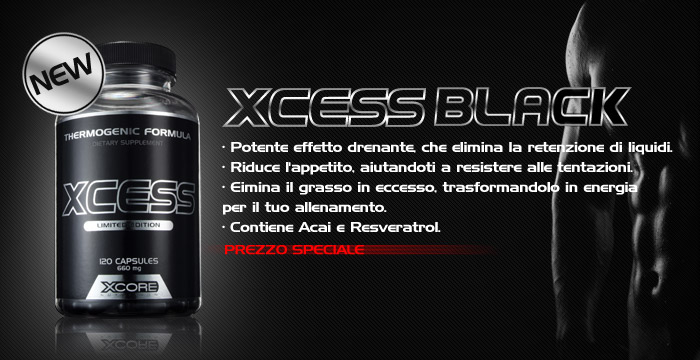 Xcess Black 120 caps