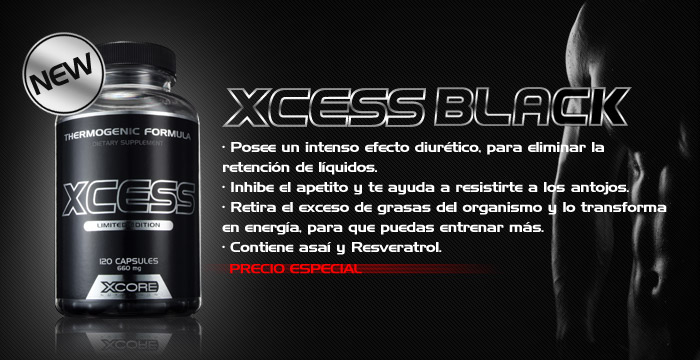 Xcess Black 120 caps